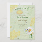 Sweet as Can Bee Baby Dusche Einladung (Vorderseite)