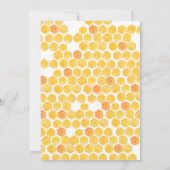 Sweet as Can bee Baby Dusche Einladung (Rückseite)