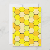 Sweet as can bee baby dusche einladung (Rückseite)