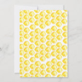 Sweet as Can Bee Baby Dusche Einladung (Rückseite)