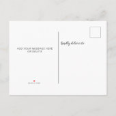 Sweet as Can Bee Baby Dusche Einladungspostkarte (Rückseite)