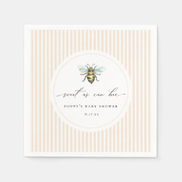 Sweet as Can Bee Baby Dusche Napkins Serviette