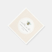 Sweet as Can Bee Baby Dusche Napkins Serviette (Ecke)