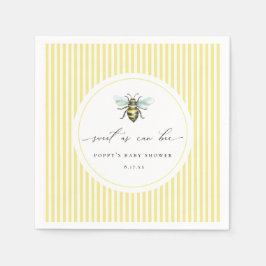 Sweet as Can Bee Baby Dusche Napkins Serviette
