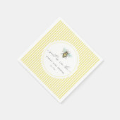 Sweet as Can Bee Baby Dusche Napkins Serviette (Ecke)