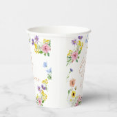 Sweet as Can Bee Baby Dusche Pappbecher (Rechts)