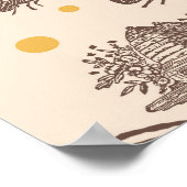 Sweet as Can Bee Baby Dusche Poster (Ecke)