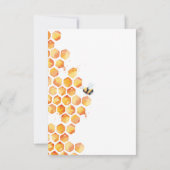 Sweet as Can Bee Budget Baby Dusche Einladung (Rückseite)