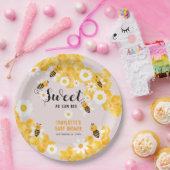 Sweet as Can Bee Bumble Bee Baby Dusche Party Pappteller (Party)