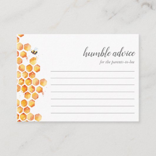 Sweet as Can Bee Bumblebee Babydusche | Hinweiskarte (Vorderseite)