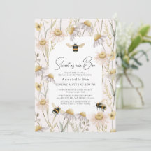 Sweet as can Bee Chamomile Virtual Baby Shower