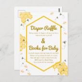 Sweet as Can bee Diaper Raffle & Books 4 Baby Postkarte (Vorne/Hinten)