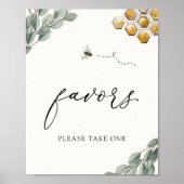 Sweet as Can bee Eukalyptus Favors-Zeichen Poster (Vorne)