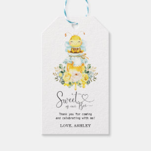 Sweet as Can bee Floral Honey Baby Duschfavoriten Geschenkanhänger