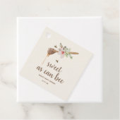 Sweet as Can bee Floral Honey Wand Babydusche Geschenkanhänger (Beispiel)