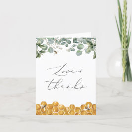 Sweet as Can bee Greenerity Baby Dusche Dankeskarte