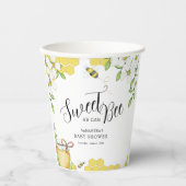 Sweet as can bee Honey Baby Dusche Pappbecher (Vorderseite)