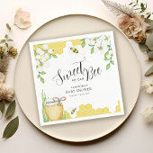 Sweet as can bee Honey Baby Shower Paper Napkin Serviette