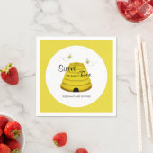 Sweet as can bee Honey Bee Hive Baby Shower Serviette (Beispiel)