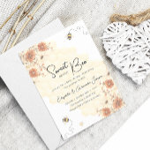 Sweet as can bee Honey Boho Baby Dusche Einladung