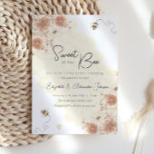 Sweet as can bee Honey Boho Baby Dusche Einladung