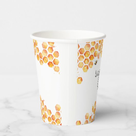 Sweet as Can Bee Hummelpapier Cups Pappbecher (Rechts)