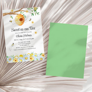 "Sweet as can Bee" Kinderdusche Einladung