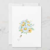 "Sweet as can Bee" Kinderdusche Einladung (Rückseite)