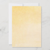 Sweet as can Bee' Wildblume BumbleBee Baby Dusche Einladung (Rückseite)