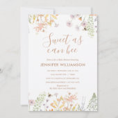 Sweet as can bemehl Baby Shower Einladung (Vorderseite)