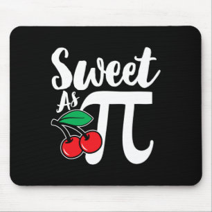 Sweet As Cherry Pi Nerdy Math Pi Day Mousepad