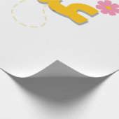 Sweet as Honey – Cute Bee & Flower Design for Craf Geschenkpapier (Ecke)