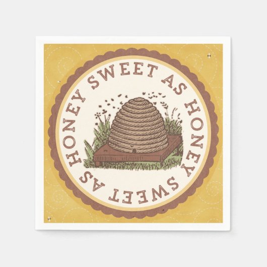 Sweet As Honey Napkins Serviette (Vorderseite)