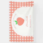 Sweet as Peach Birthday Banner (Vertikal)