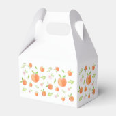 Sweet as Peach Geburtstag Geschenkschachtel (Rückseite)