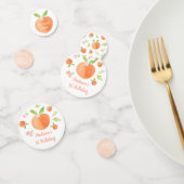 Sweet as Peach Geburtstag Konfetti (Gruppe)