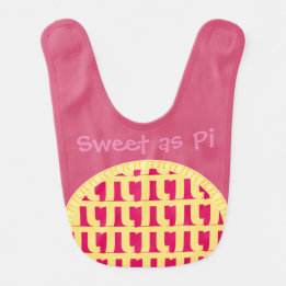 "Sweet as Pi" - Bib für Brainiac Babys Lätzchen