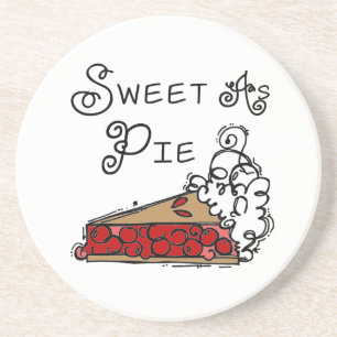 Sweet as Pie Sandstein Untersetzer