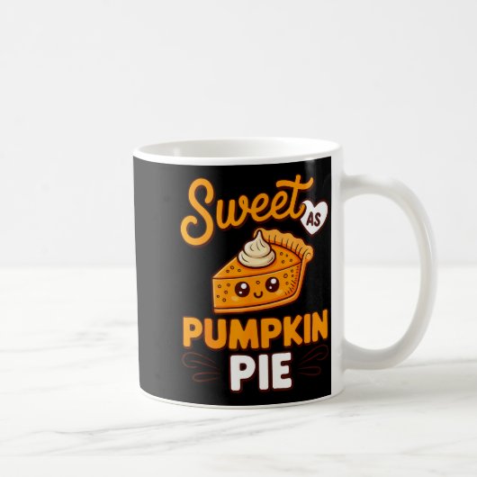 Sweet As Pumpkin E Shirt Adult Kids Men Women Than Kaffeetasse (Rechts)