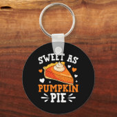 Sweet As Pumpkin Pie Schlüsselanhänger (Vorderseite)