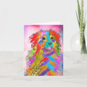 Sweet Australian Shepherd Greeting Card Karte (Vorderseite)