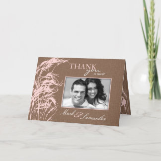 Sweet Autumn Bride TY Card Dankeskarte