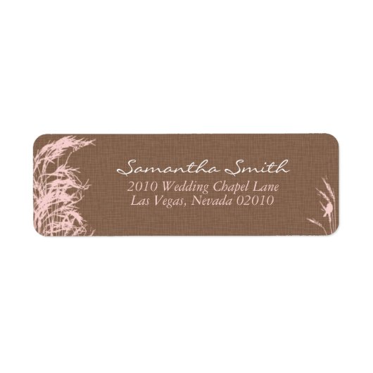 Sweet Autumn Bridge Return Label B (Vorne)