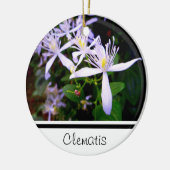 Sweet Autumn Clematis Keepake Ornament (Links)