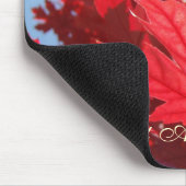 Sweet Autumn Days! mousepad Red Fall Tree Blätter (Ecke)
