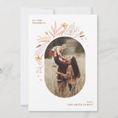 Sweet Autumn Floral Feiertagskarte (Vorderseite)