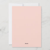 Sweet Autumn Floral Feiertagskarte (Rückseite)