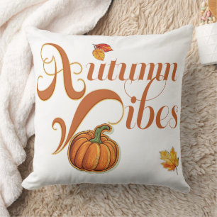 Sweet Autumn Vibes Trendy Erntedank Kissen