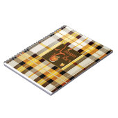 Sweet Autumn Vibes Trendy Erntedank Notizblock (Linke Seite)