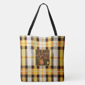 Sweet Autumn Vibes Trendy Erntedank Tasche (Rückseite)